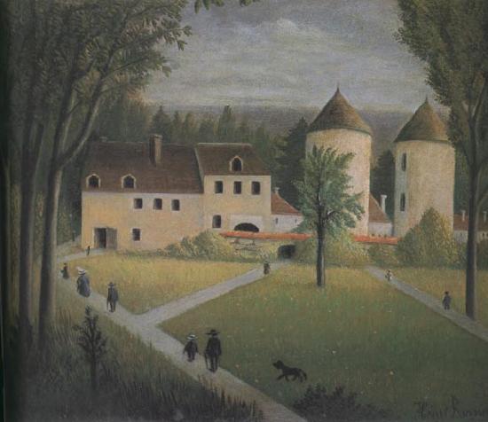Henri Rousseau The Promenade to the Manor oil painting image